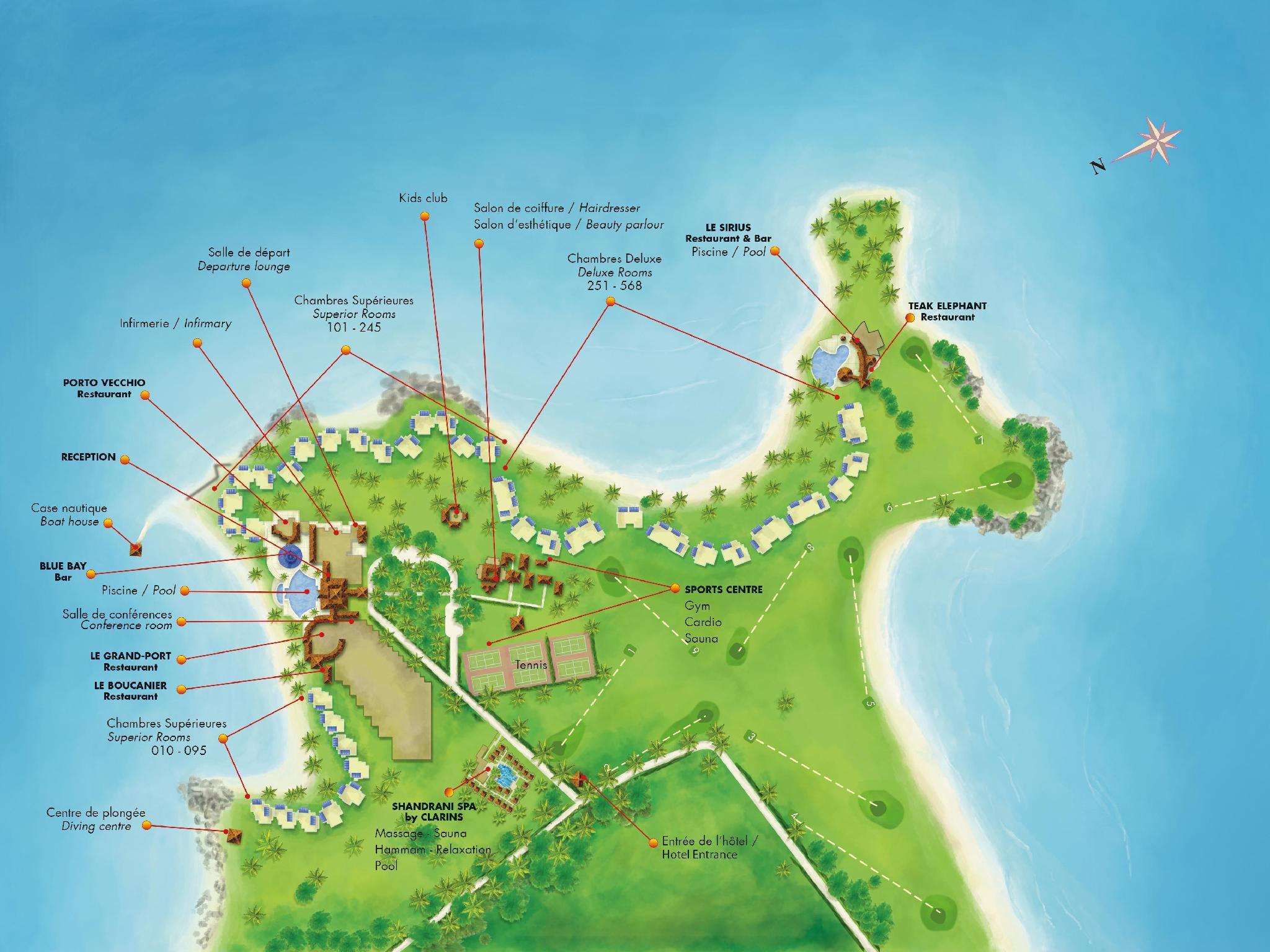 모리셔스 숙소 추천 산드라니 비치콤버 - 올 인클루시브